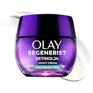 Olay Regenerist Retinol24 Night Cream Fragrance Free jar