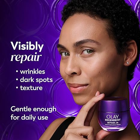 Olay Regenerist Retinol night moisturiser fragrance free jar