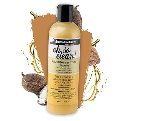 Aunt Jackie's oh so clean Moisturising & Softening Shampoo 355ml bottle