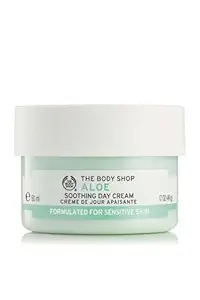 The Body Shop Aloe Soothing Day Cream 49g jar with white lid