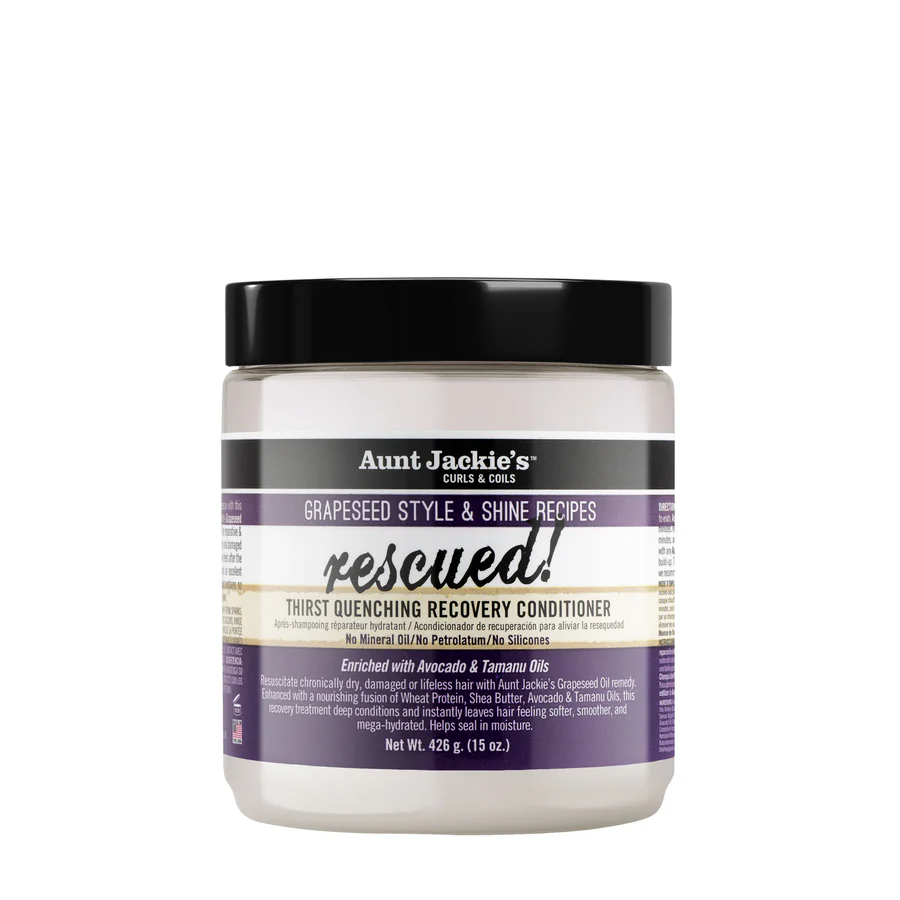 Aunt Jackie's Grapeseed Thirst Quenching Recovery Conditioner 15 oz jar