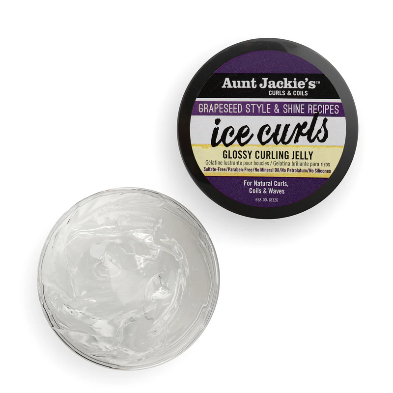 Aunt Jackie's Grapeseed Ice Curls Glossy Curling Jelly 15 oz jar