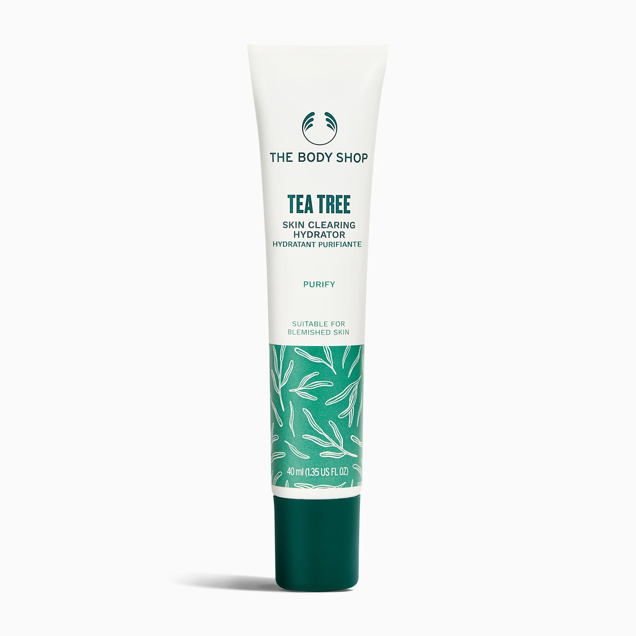 The Body Shop Tea Tree Skin Clearing Hydrator 40ml tube for blemished skin