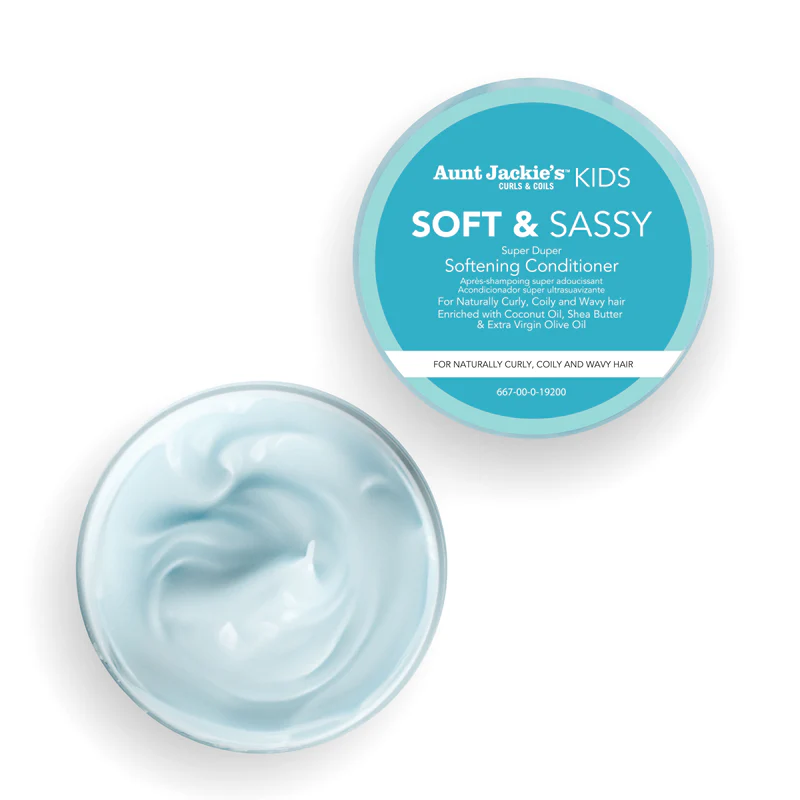 Aunt Jackie's Kids Soft & Sassy Super Duper Softening Conditioner 426g tub