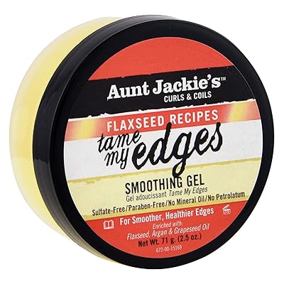 Aunt Jackie's Flaxseed Tame My Edges Smoothing Gel 2.5oz jar