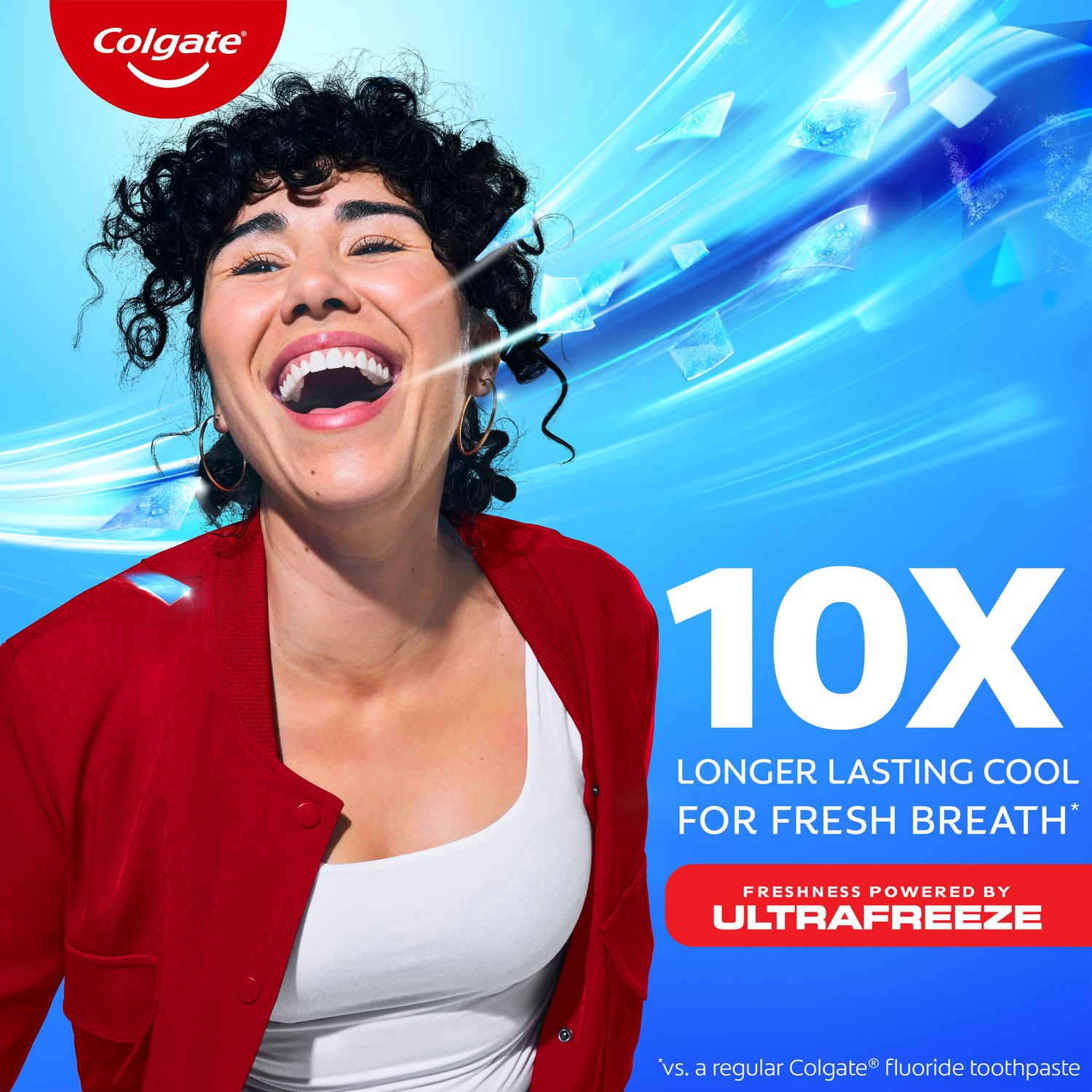 Colgate Max Fresh Breath Strip 206g toothpaste with Ultrafreeze technology