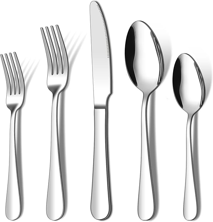 Member's Mark Premium 18/10 stainless steel 20 piece flatware set