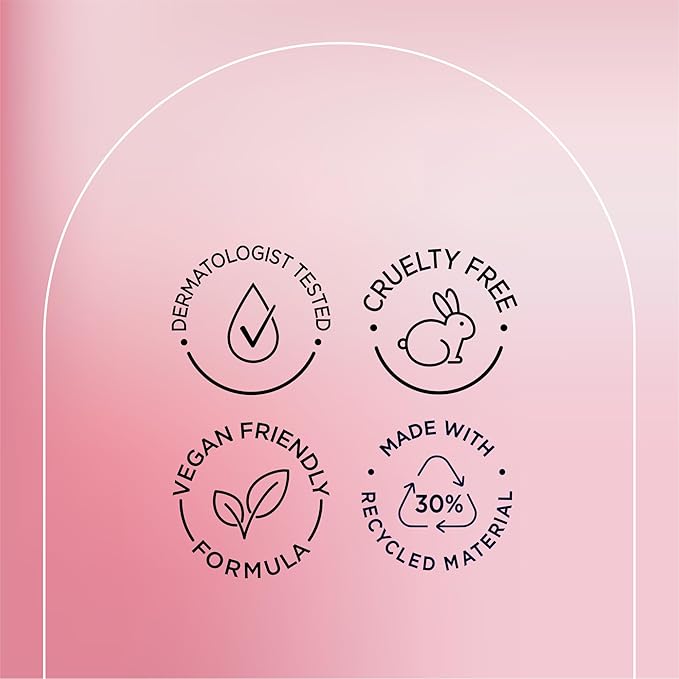 Bioré Rose Quartz Charcoal Daily Purifying Cleanser, oil free facial cleanser 6.77 oz