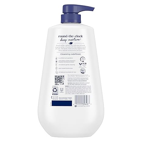 Dove Deep Moisture Renewing Body Wash 30.6 fl oz pump bottle