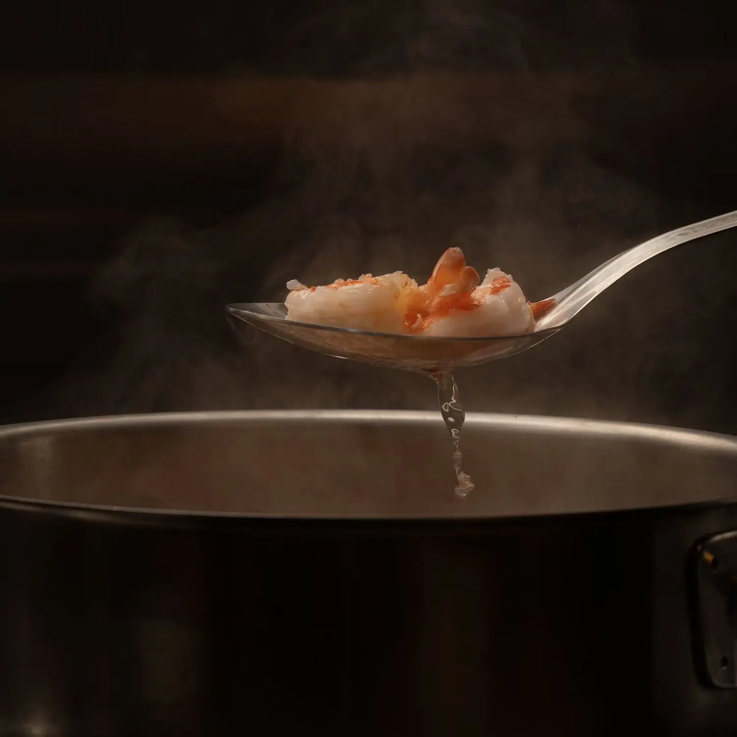 Member's Mark stainless steel kitchen spoons three pack with food