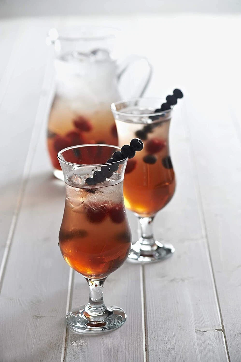 FST593 Hurricane cocktail glasses 16oz 46cl set of six