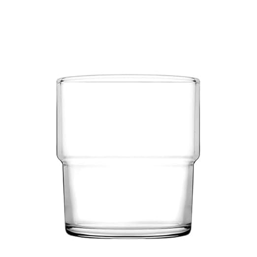 Hill stacking whisky toughened glass 10.5oz clear