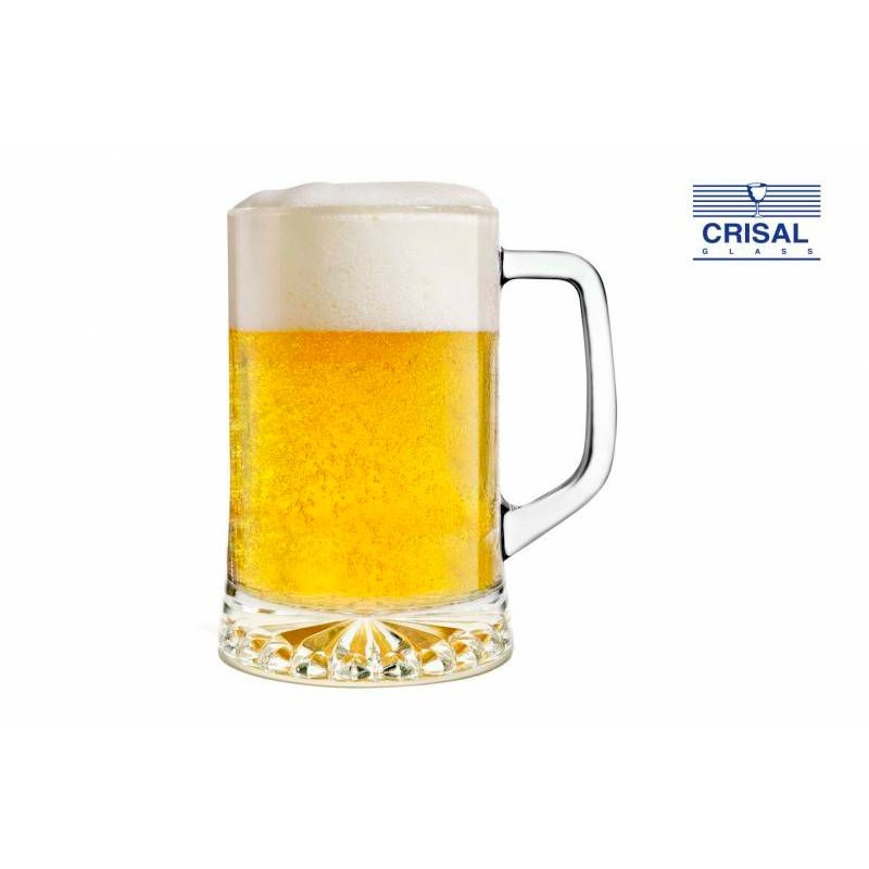 Libbey Maxim beer mug 23oz with handle, pack of six