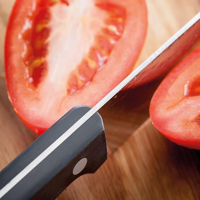 Judge Sabatier peeling knife 8.9cm with black handle and stainless steel blade