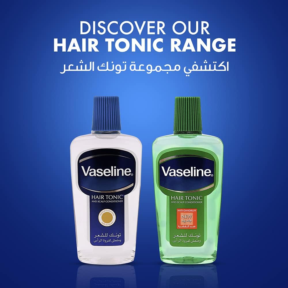 Vaseline Hair Tonic and Scalp Conditioner 100ml bottle with dark blue cap