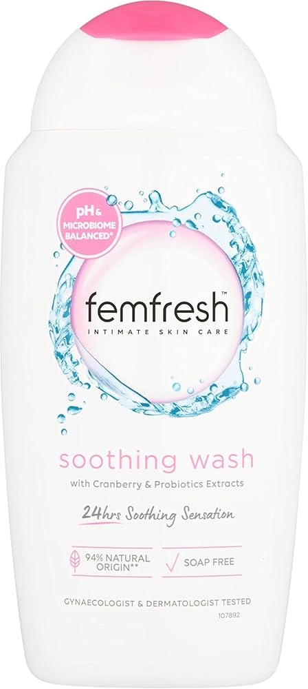 Femfresh Ultimate Care 250ml soothing wash with cranberry and probiotics extracts