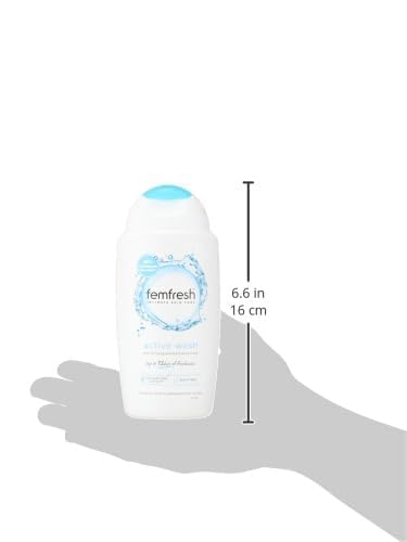 Femfresh Ultimate Care 250ml active wash bottle with turquoise cap