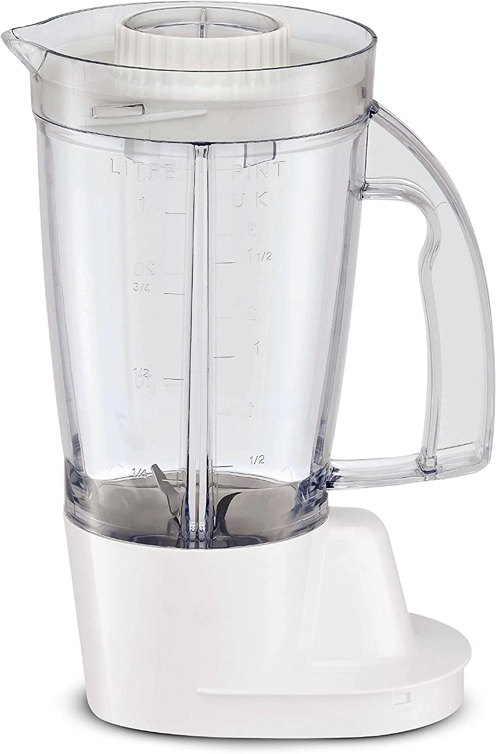 Tefal DO542140 Double Force Compact white food processor with jug
