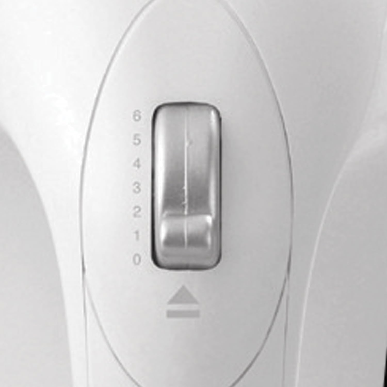 Russell Hobbs 14451 white hand mixer with six speed settings dial