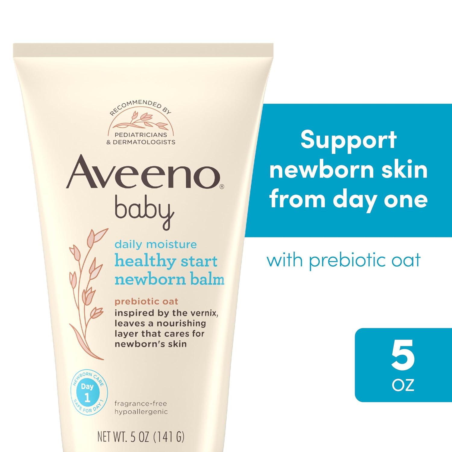 Aveeno baby Healthy Start nourishing newborn balm with prebiotic oat, 5 fl oz