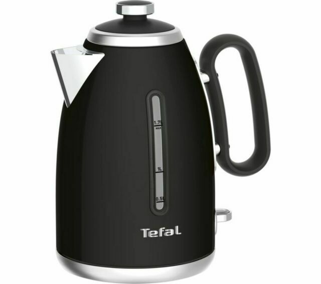 Tefal Retra black 1.7L kettle with 3000W power rating