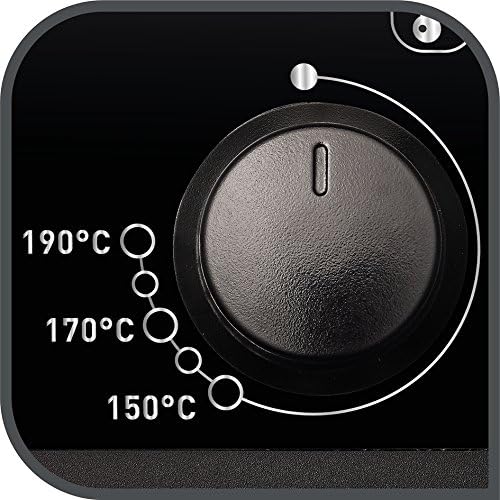 Tefal FR333040 Easy Pro deep fryer with temperature control dial and settings displayed