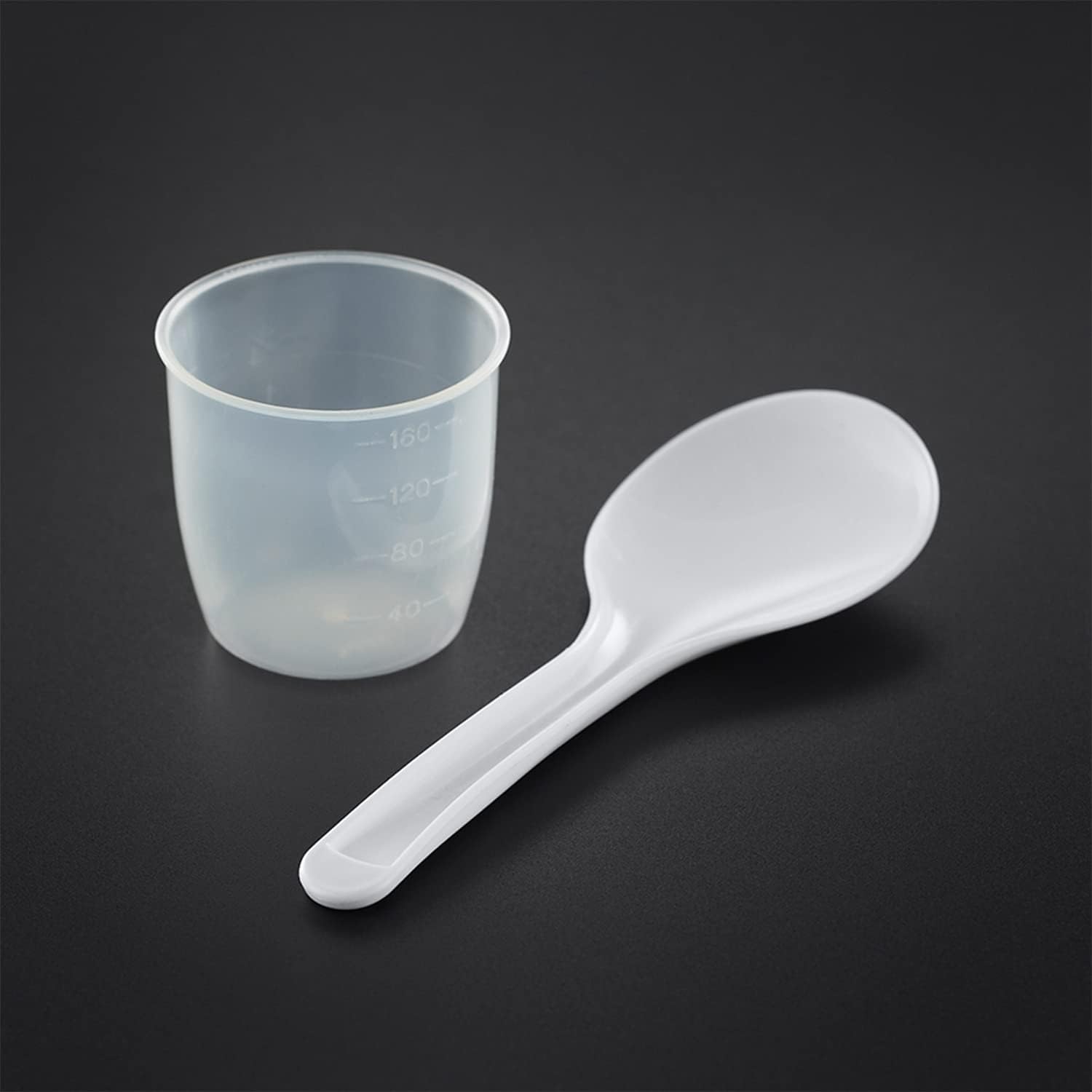 Russell Hobbs rice cooker measuring cup and white serving spoon accessory set