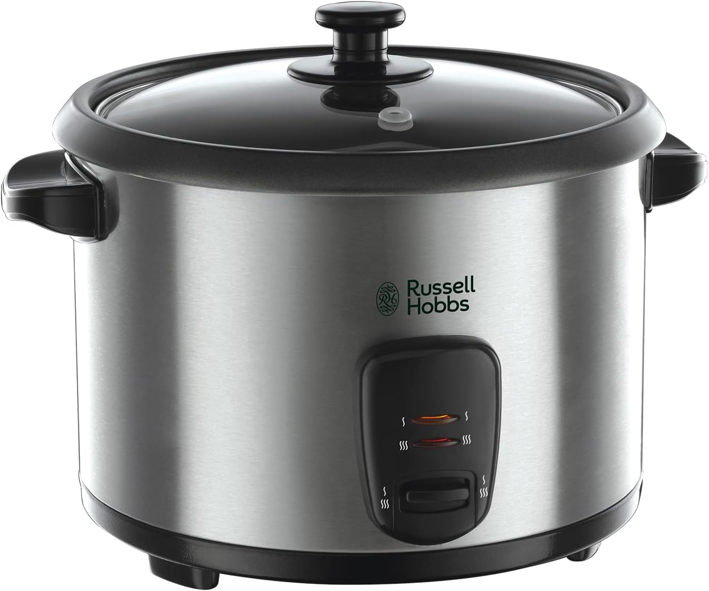 Russell Hobbs stainless steel rice cooker and steamer, 1.8L capacity with keep warm function