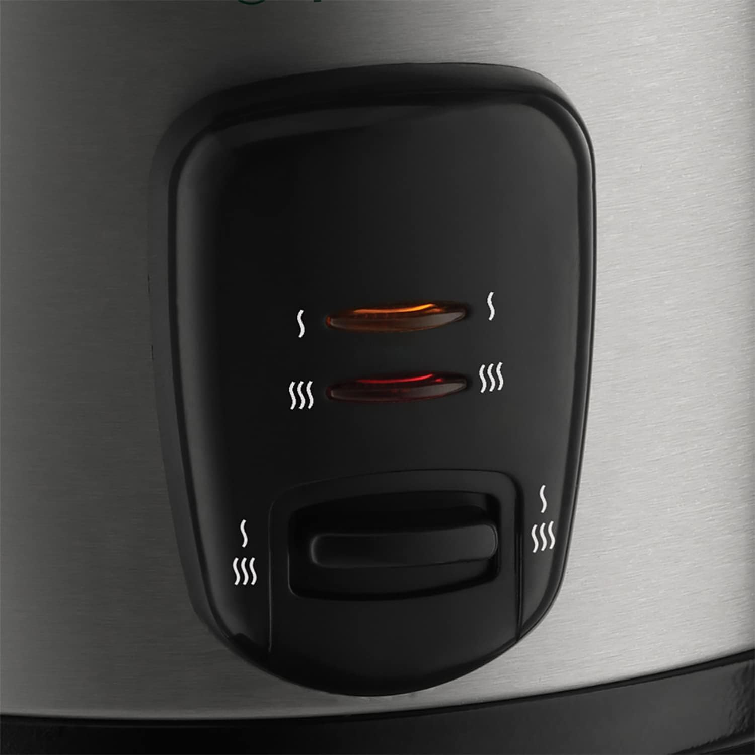 Russell Hobbs black rice cooker and steamer, 1.8L capacity with keep warm function