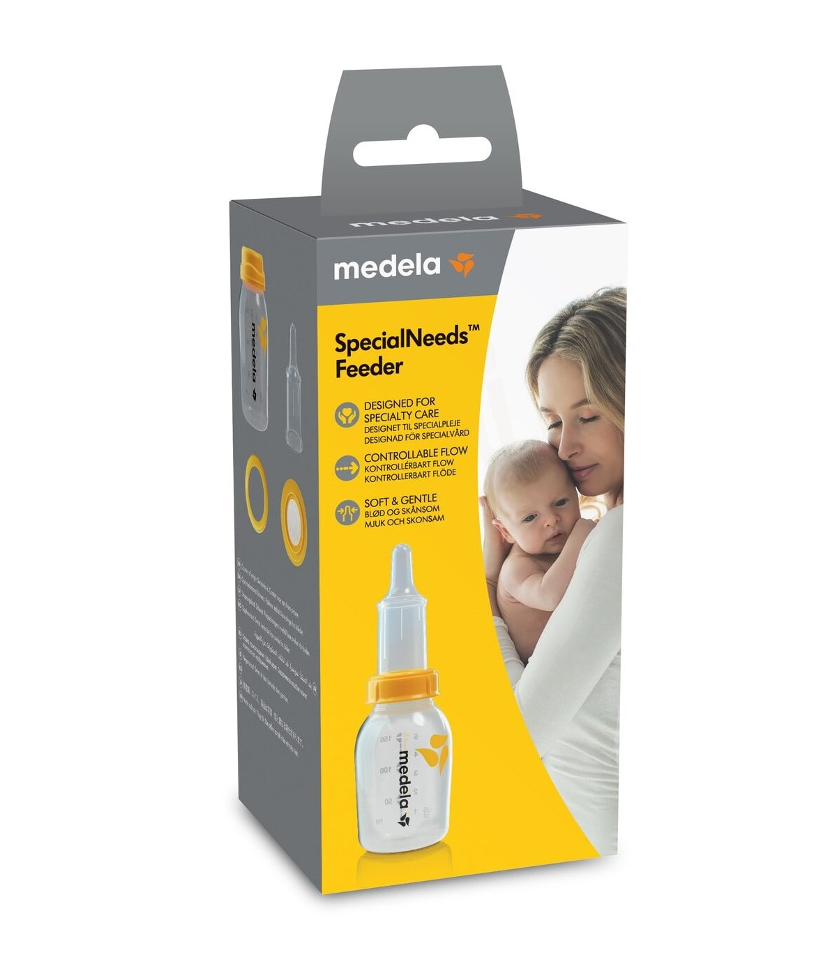 Medela SpecialNeeds Feeder with controllable flow bottle and teat