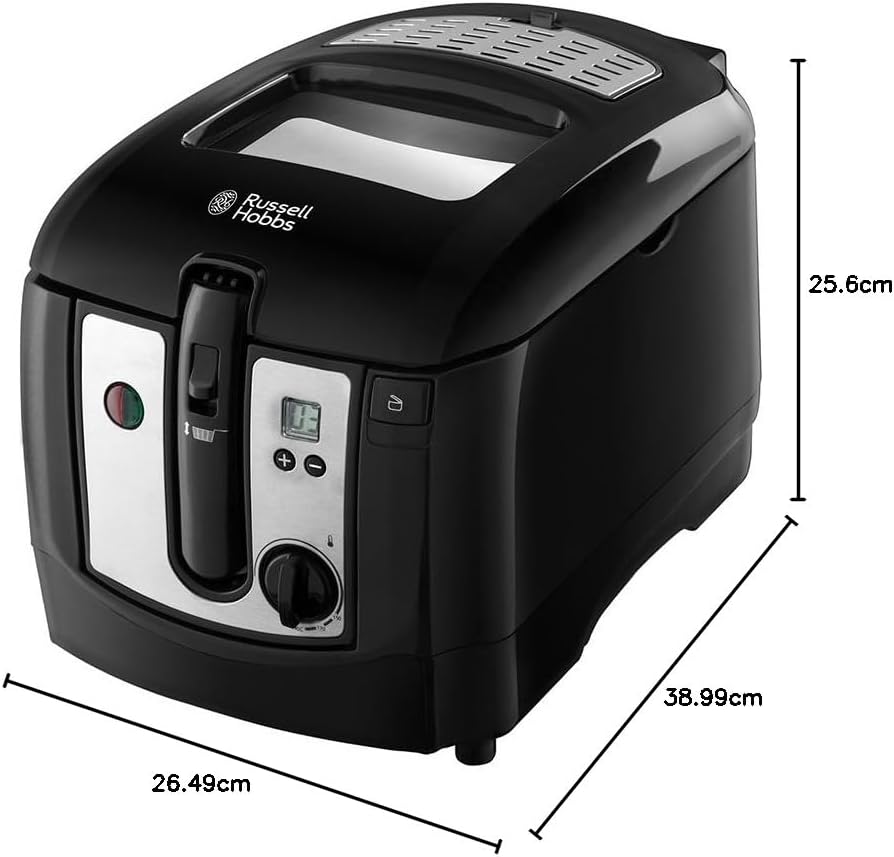 Russell Hobbs stainless steel digital deep fat fryer model 24580 black