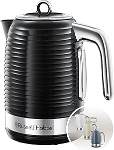 Russell Hobbs Inspire black kettle 1.7 litre 3000w fast boil