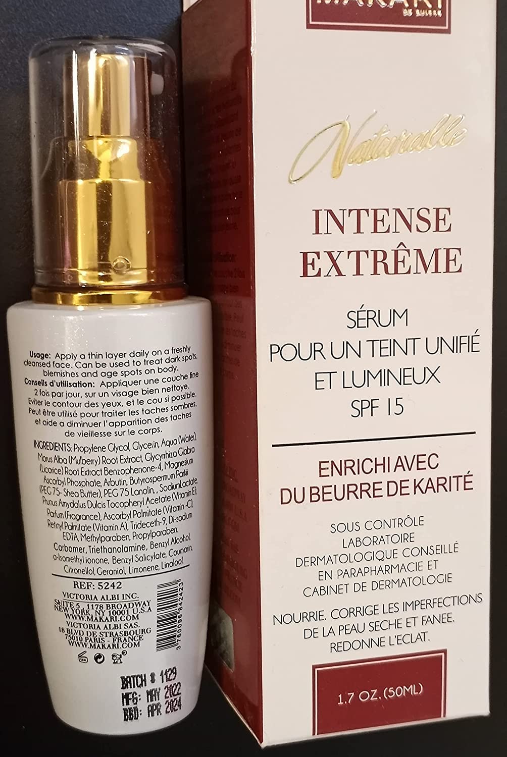 Makari Naturalle Intense Extreme skin lightening serum with shea butter 50ml