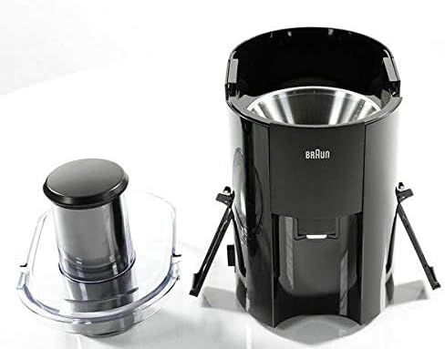 Braun black juicer with 75mm feed, 2-speed settings and 1.25L jug capacity
