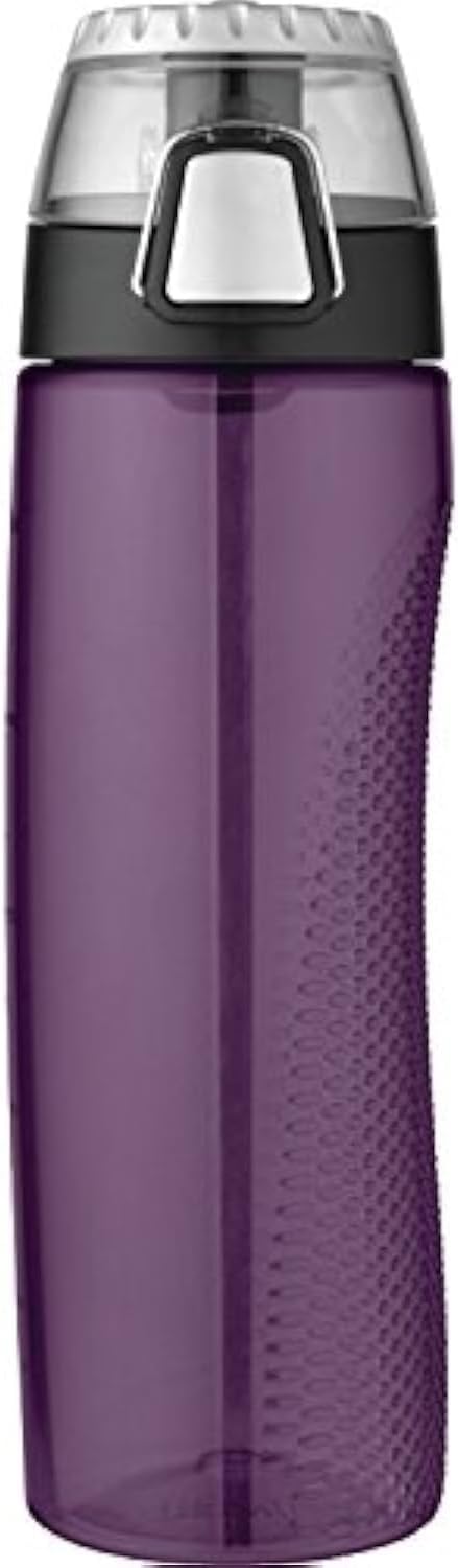 Thermos magenta hydration bottle with intake meter, 710ml capacity