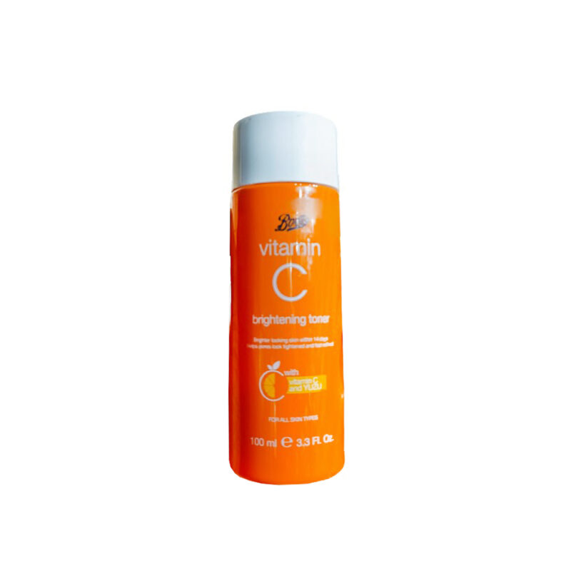 Boots Vitamin C brightening toner 100ml orange bottle white cap