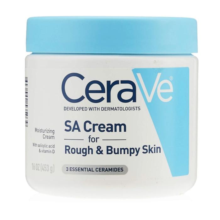 CeraVe SA Cream 16 oz moisturising cream for rough bumpy skin