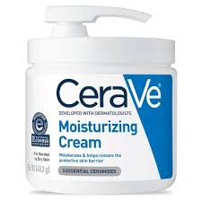 CeraVe Moisturizing Cream 16 fl oz white jar with pump dispenser
