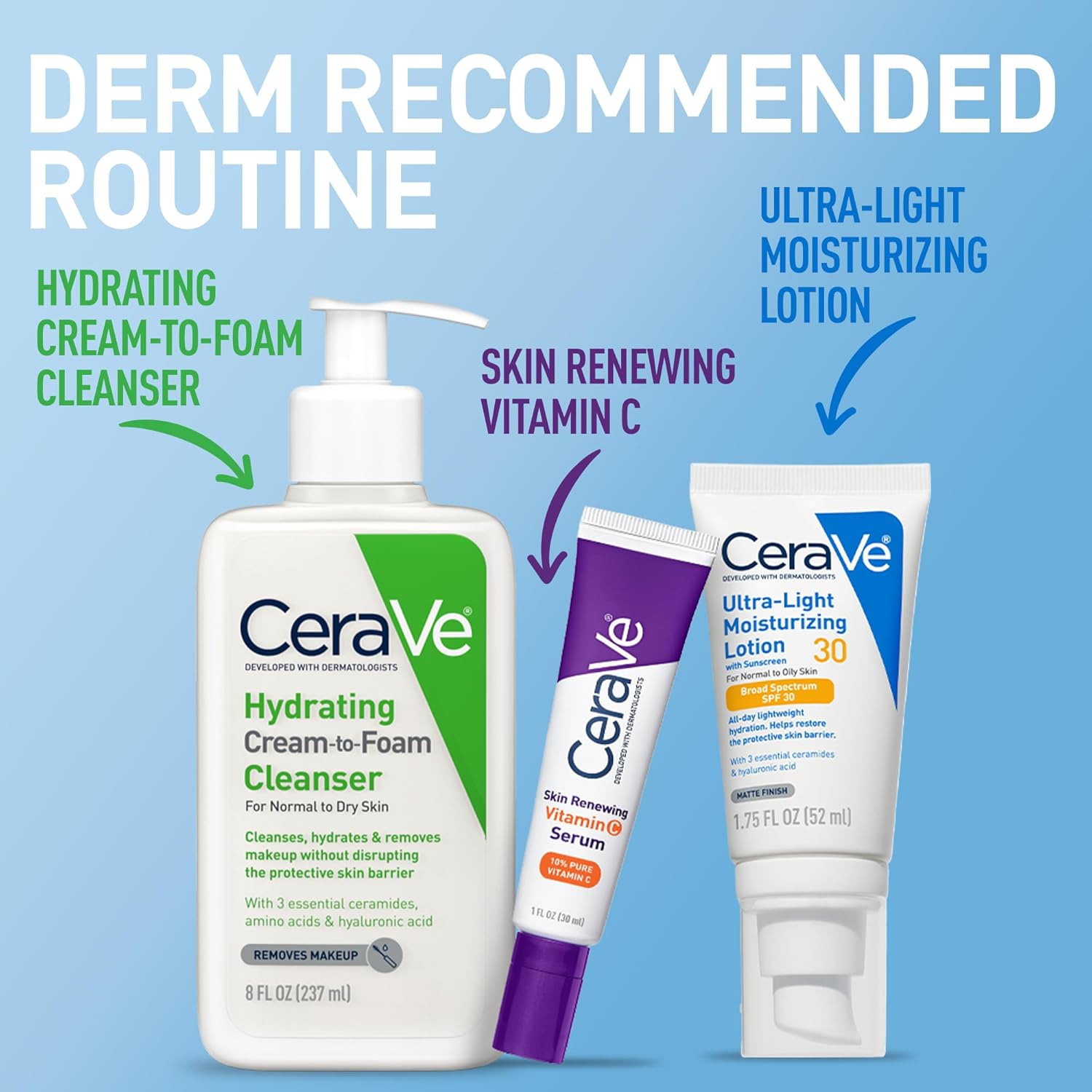 CeraVe Ultra-Light Moisturizing Lotion SPF 30 for normal to oily skin 52ml