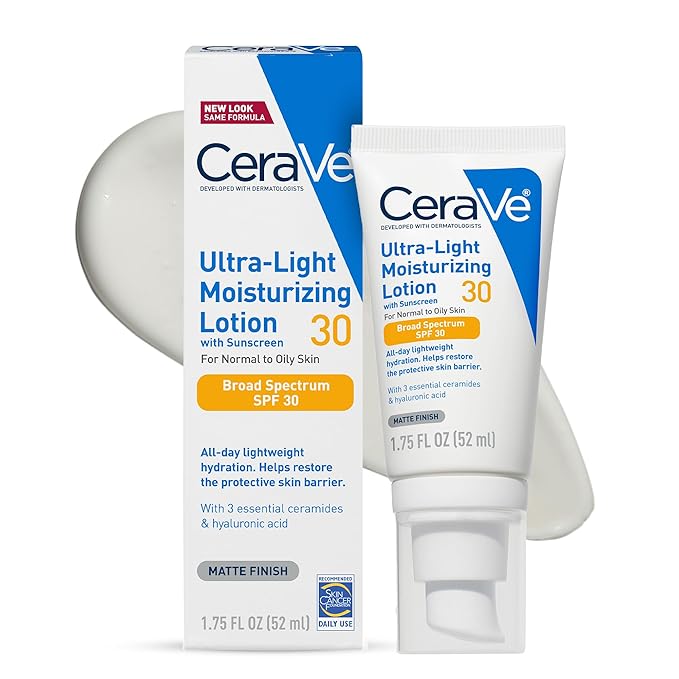 CeraVe Ultra-Light Moisturizing Lotion SPF 30, 52ml, normal to oily skin