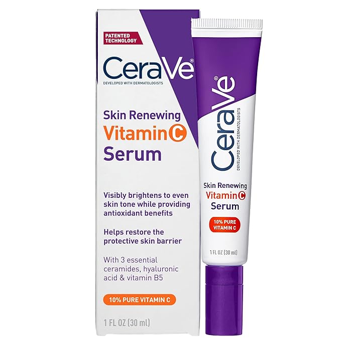 CeraVe Skin Renewing Vitamin C Serum 30ml purple tube bottle