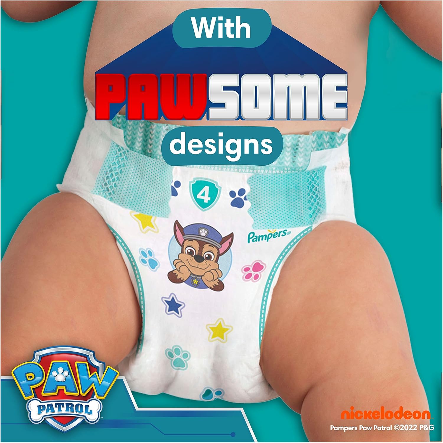Pampers Paw Patrol Baby Dry Pants Size 5, 160 pack nappies