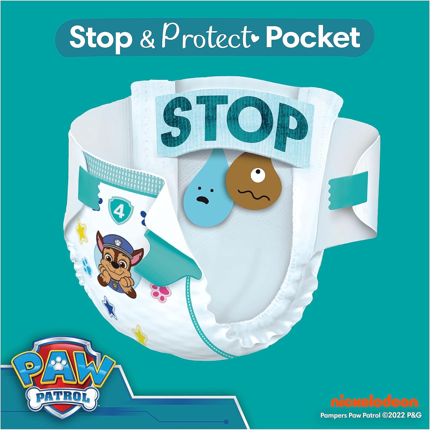 Pampers Paw Patrol Baby Dry Pants Size 5, 160 pack nappies