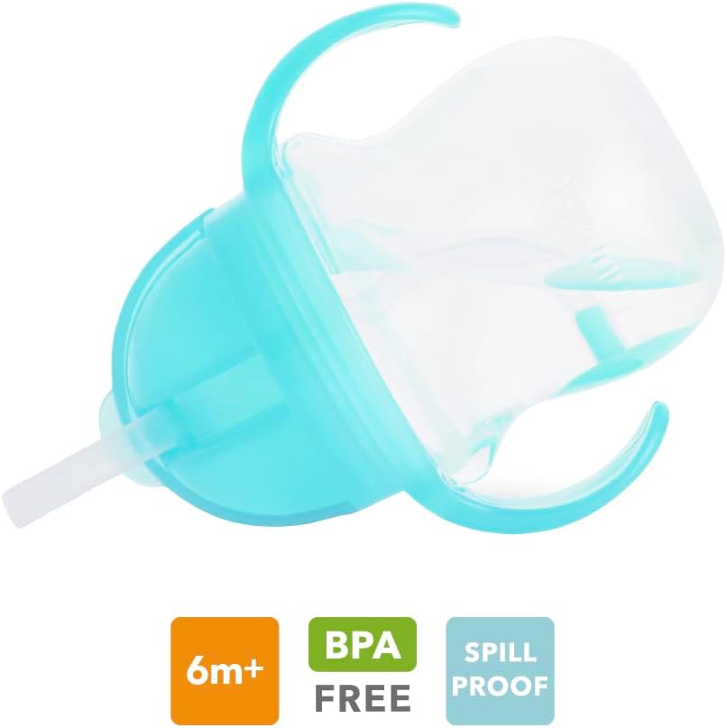 Munchkin Click Lock Tip & Sip weighted straw cup green 207ml