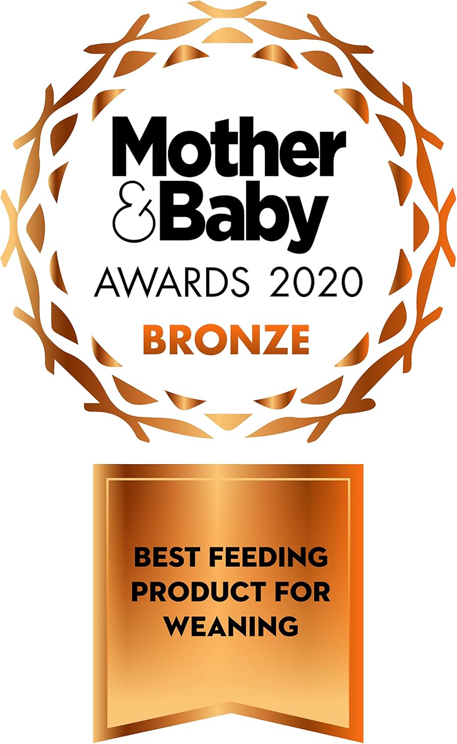 Vital Baby Nourish Power Suction Bowl Fizz award badge for weaning feeding product