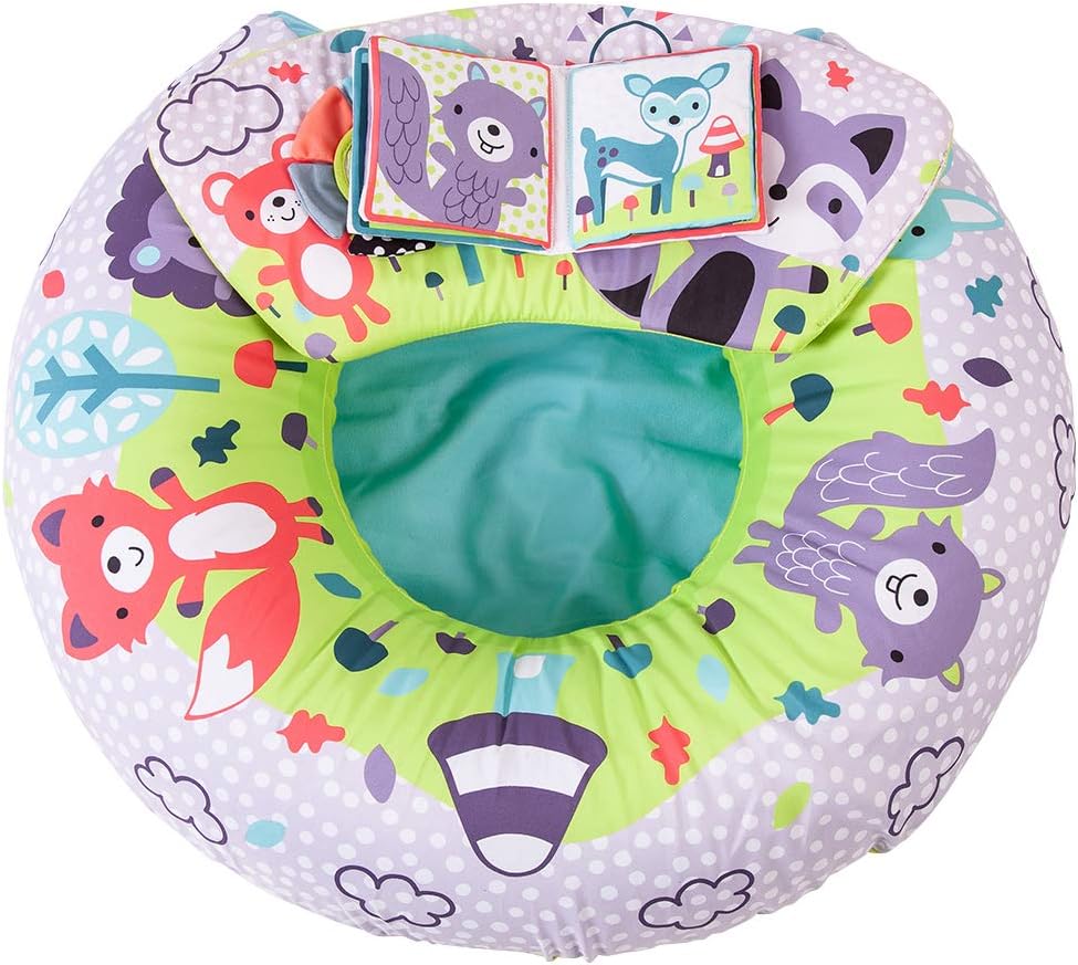 Red Kite Baby Sit Me Up Peppermint Trail with attached book and toys