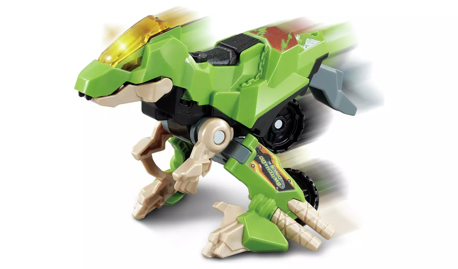 VTech Switch & Go DinosÂ® Burnout green velociraptor dinosaur transforming toy vehicle