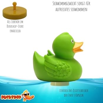 Infantino Fun Time green duck bath toy with yellow beak