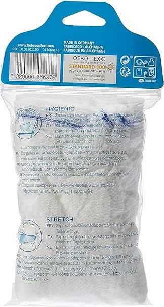 Bebeconfort Stretch Net Panties five-pack white hygienic disposable underwear
