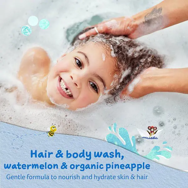 Childs Farm Kids Hair Body Wash Watermelon Pineapple 250ml bottle